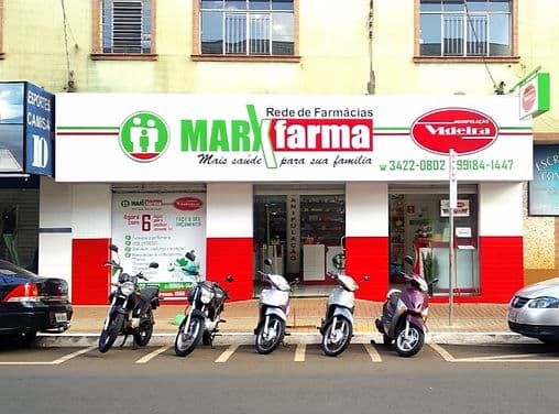 Fachada da Marxfarma Videira Manipulação